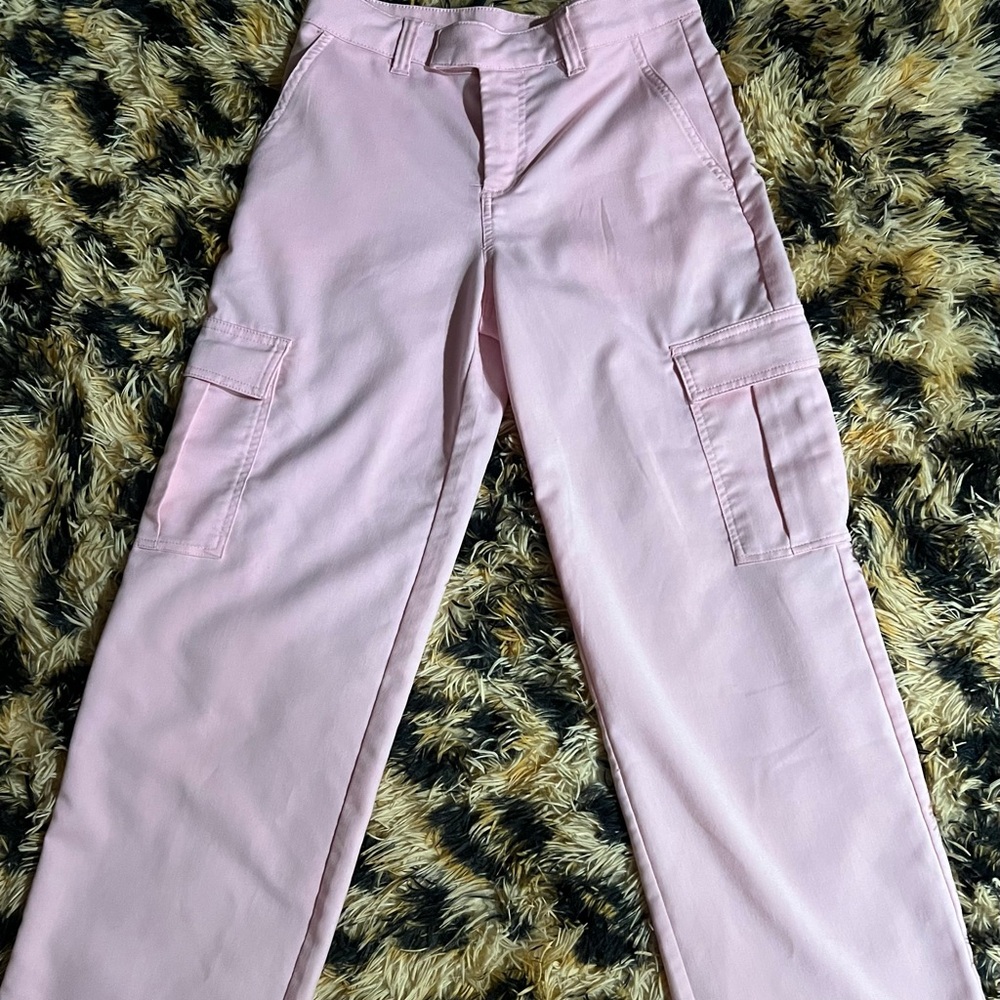 Pink Cargo Pants
